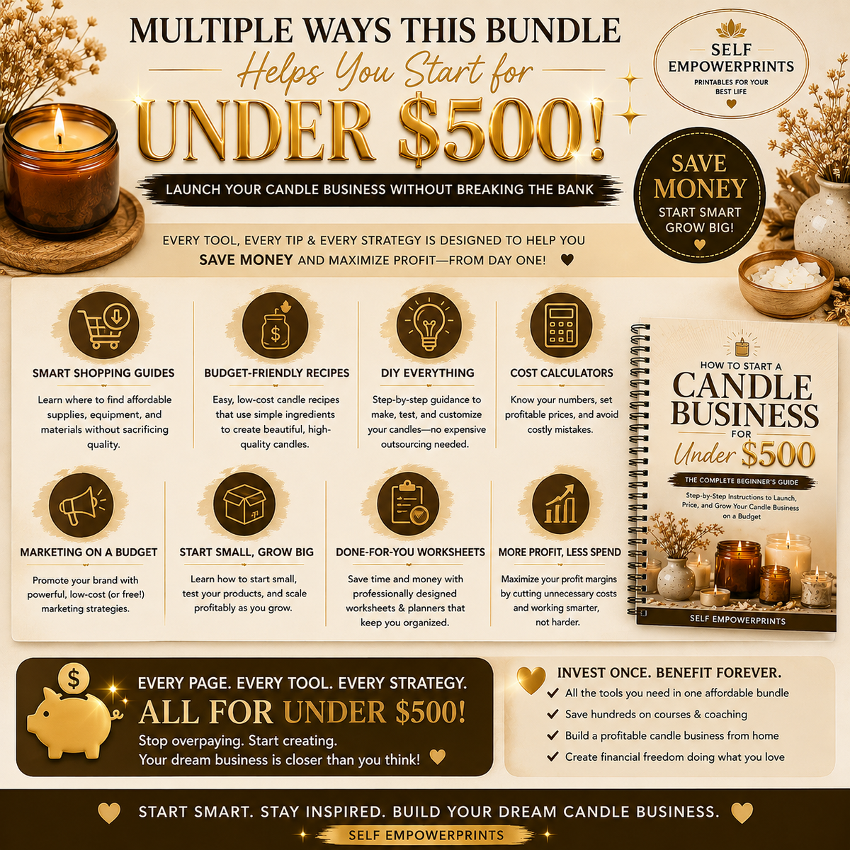 How to Start a Candle Business for Under $500