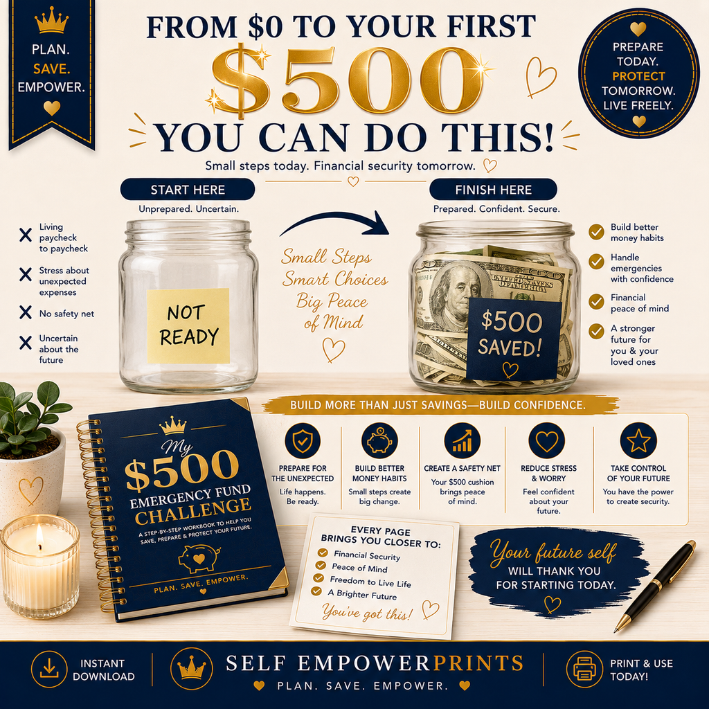 $500 Emergency Fund Challenge