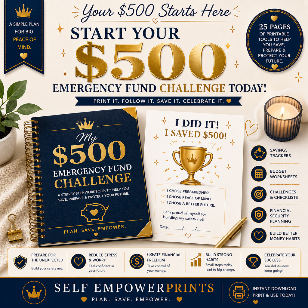 $500 Emergency Fund Challenge